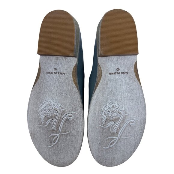 Free People Women's Mont Blanc Asymmetric Blue Leather Open Toe Sandals EU 40 - Picture 10 of 13